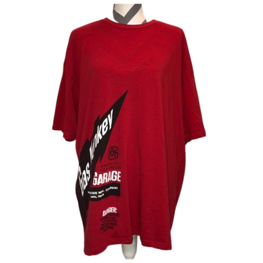 Dickies Gas Monkey Garage Red Graphic Tee - RARE